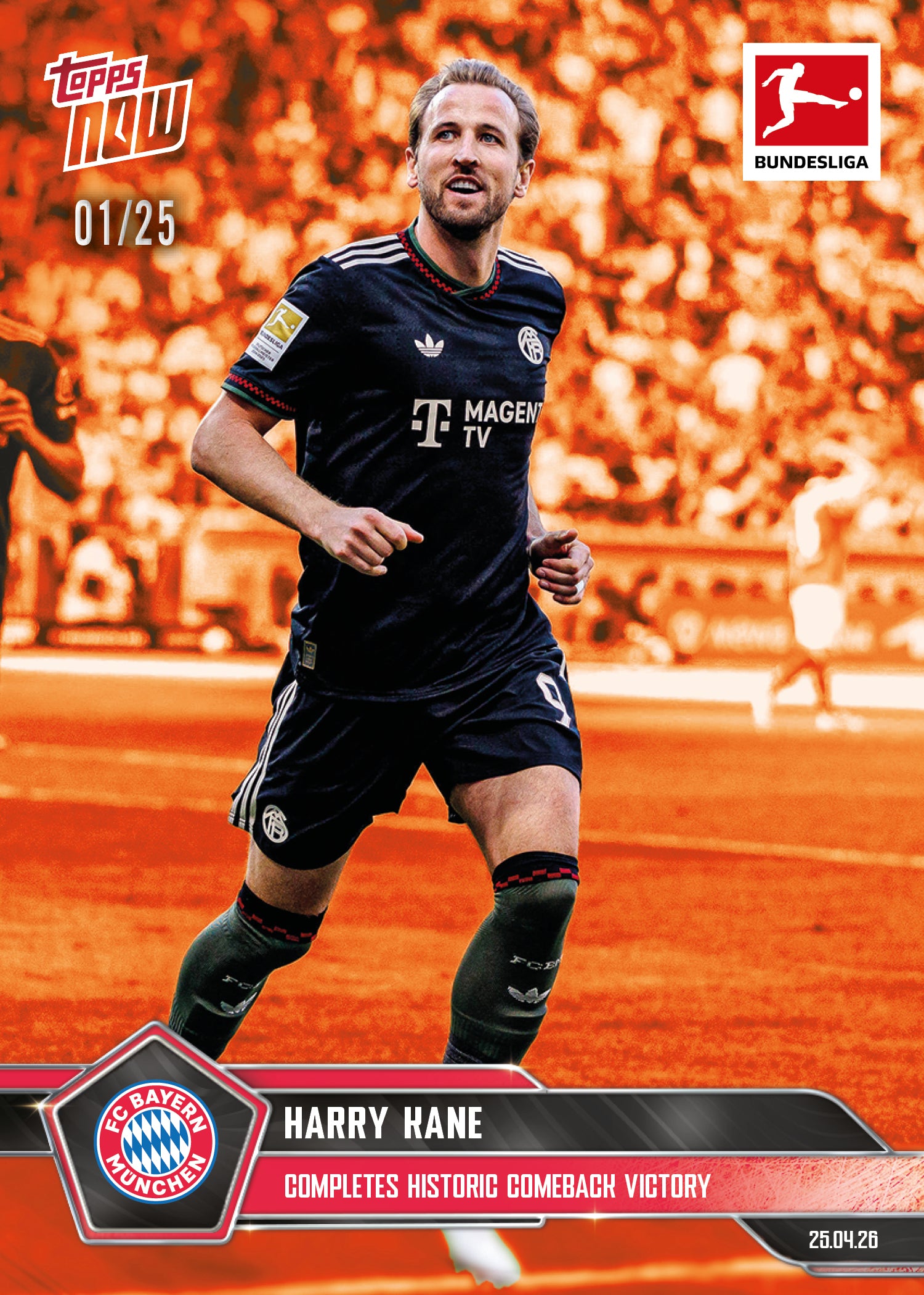 Harry Kane - 2025-26 Bundesliga Topps NOW - Card 178 - PR: 516 - Image 5