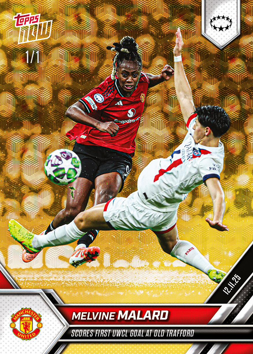 Melvine Malard - 2025-26 UWCL Topps NOW - Card 8 - PR: 231 - Image 2