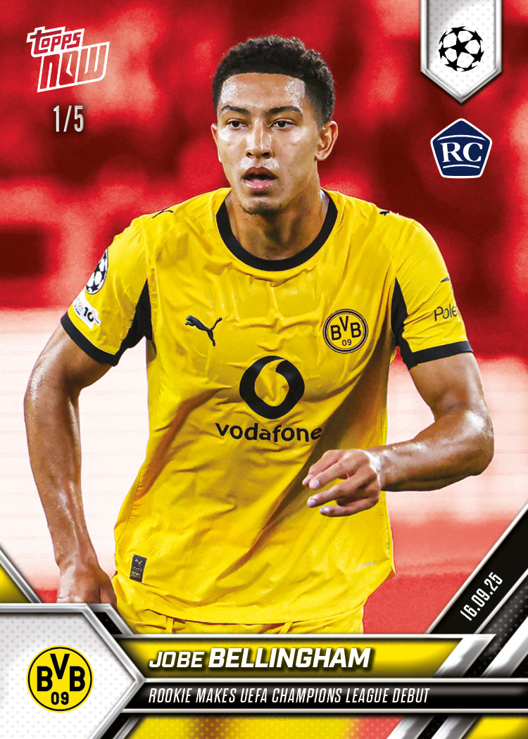 Jobe Bellingham - 2025-26 UCL Topps NOW Card 12 - PR: 1460 - Image 3