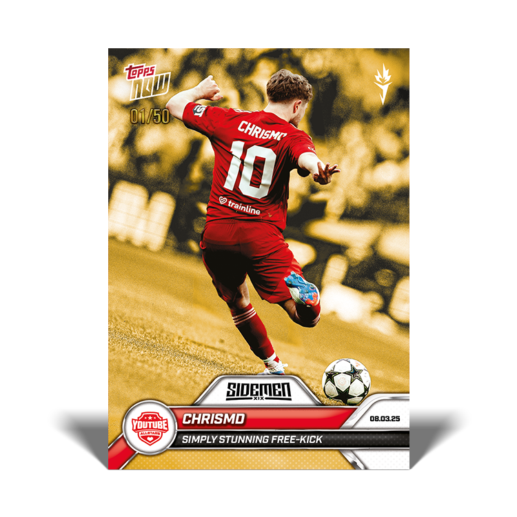 ChrisMD - 2025 Sidemen Charity Match Topps NOW Card 8 - PR: 161 - Image 6