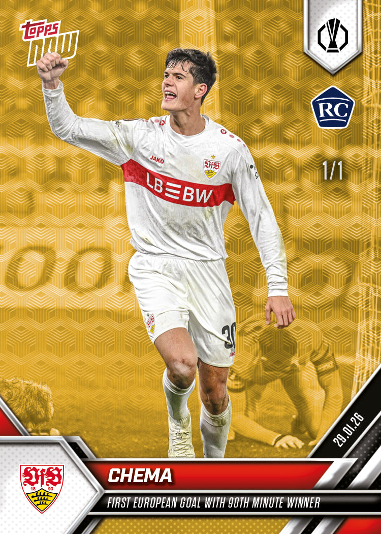Chema - 2025-26 UEL Topps NOW - Card 17 - PR: 444 - Image 2