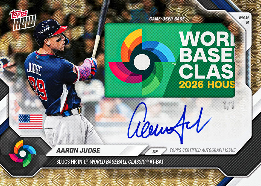 Aaron Judge - 2026 World Baseball Classic Topps NOW - Card 8 - PR: 12,508 - Image 2