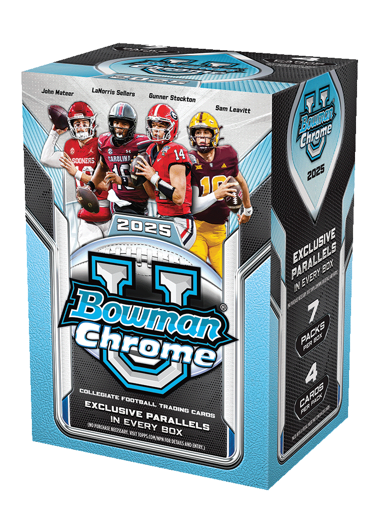 2025 Bowman University Chrome Football - Value Box