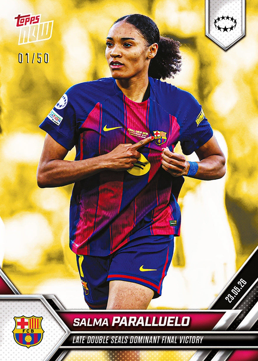 Salma Paralluelo - 2025-26 UWCL Topps NOW - Card 33 - PR: 507 - Image 8