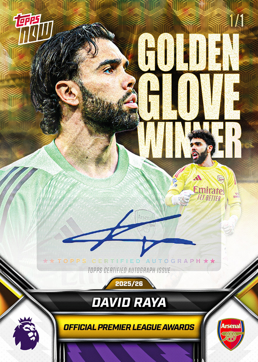 David Raya - 2025-26 Premier League Topps NOW - Card 207 - PR: 1324 - Image 2