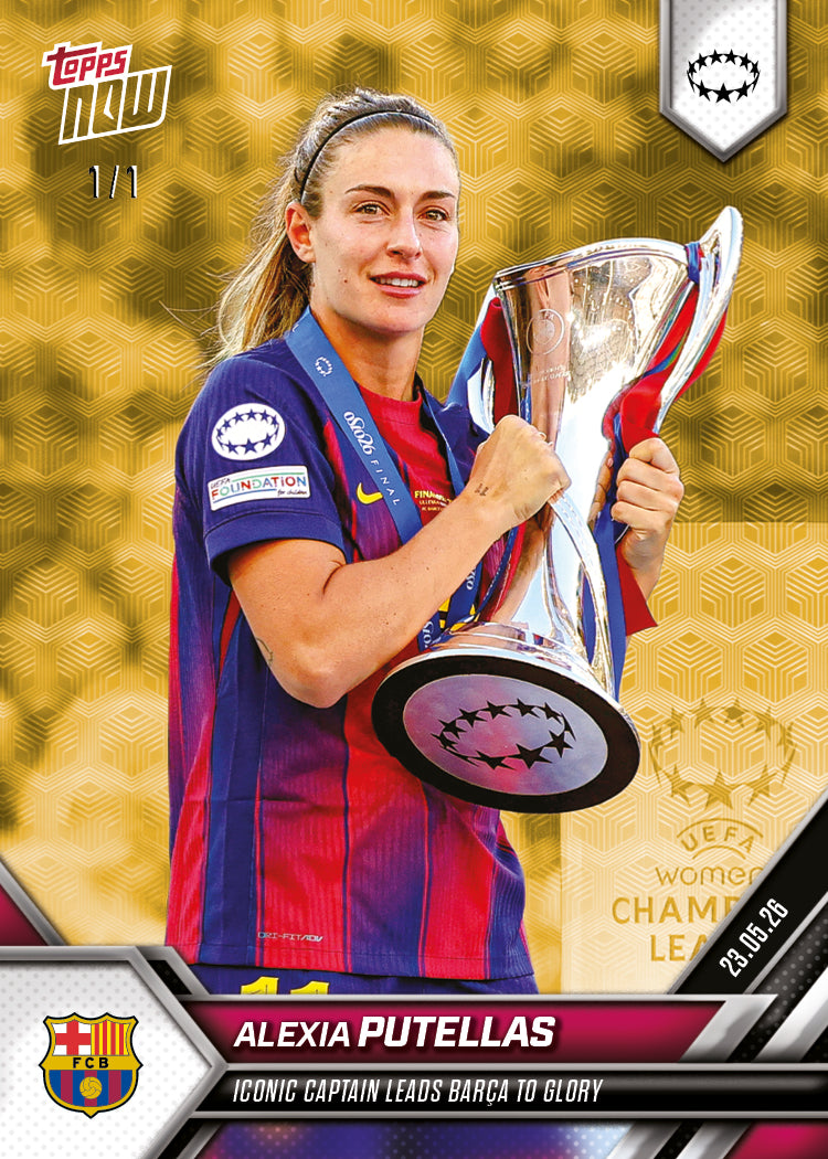 Alexia Putellas - 2025-26 UWCL Topps NOW - Card 31 - PR: 2694 - Image 4