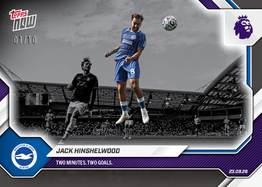 Jack Hinshelwood - 2026-27 Premier League Topps NOW - Card 7 - PR: 396 - Image 4