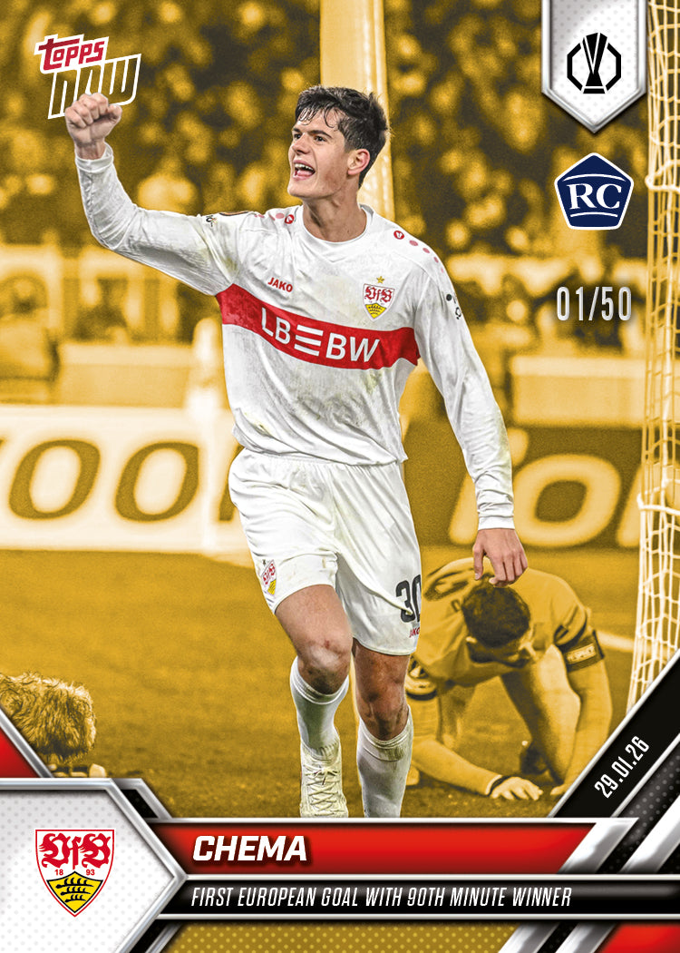Chema - 2025-26 UEL Topps NOW - Card 17 - PR: 444 - Image 6