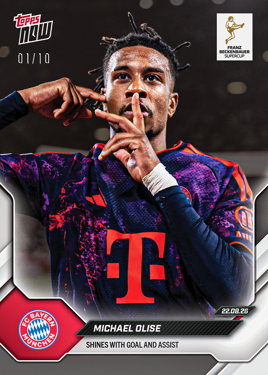 Michael Olise - 2026-27 Bundesliga Topps NOW - Card 3 - PR: 4560 - Image 6