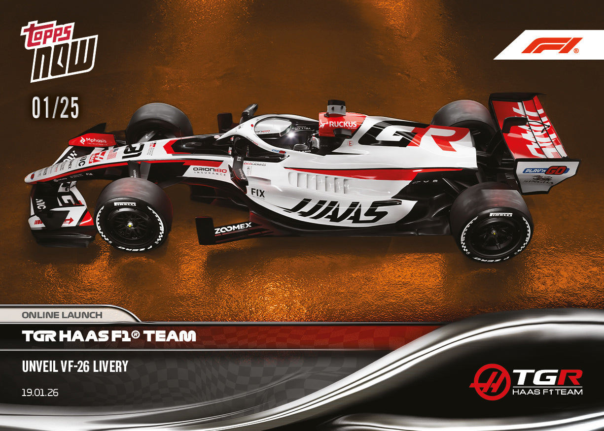 MoneyGram Haas F1 Team - 2026 Formula 1 Topps NOW - Card 6 - PR: 1411 - Image 6