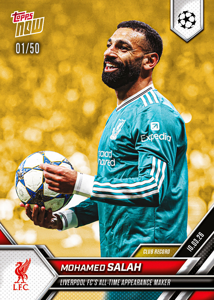 Mohamed Salah - 2025-26 UCL Topps NOW - Card 100 - PR: 1194 - Image 6