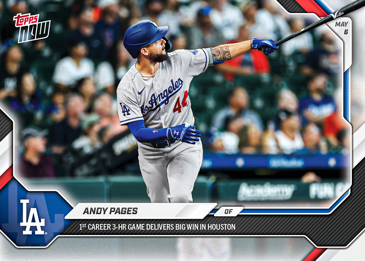 Andy Pages - 2026 MLB Topps NOW - Card 168 - PR: 3010