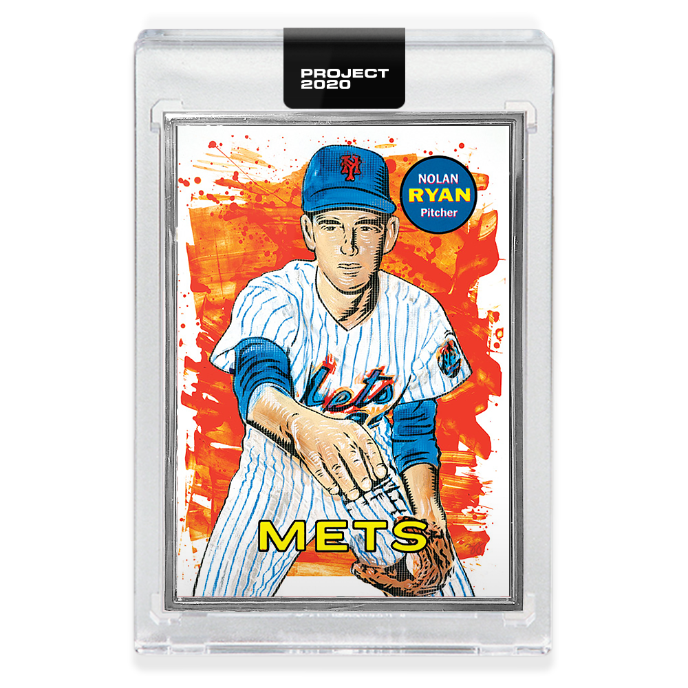 Topps PROJECT 2020 Card 18 - 1969 Nolan Ryan by Blake Jamieson - Artist Proof # to 20