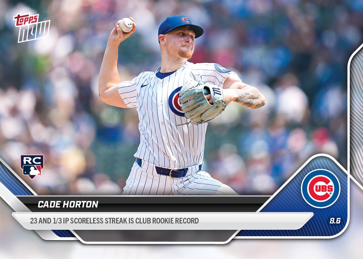Cade Horton - 2025 MLB Topps NOW - Card 523 - PR: 1471