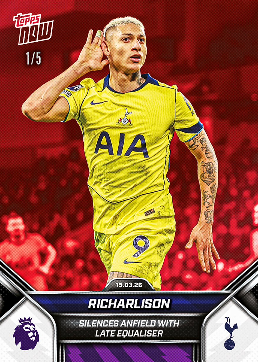 Richarlison - 2025-26 Premier League Topps NOW - Card 159 - PR:532 - Image 3