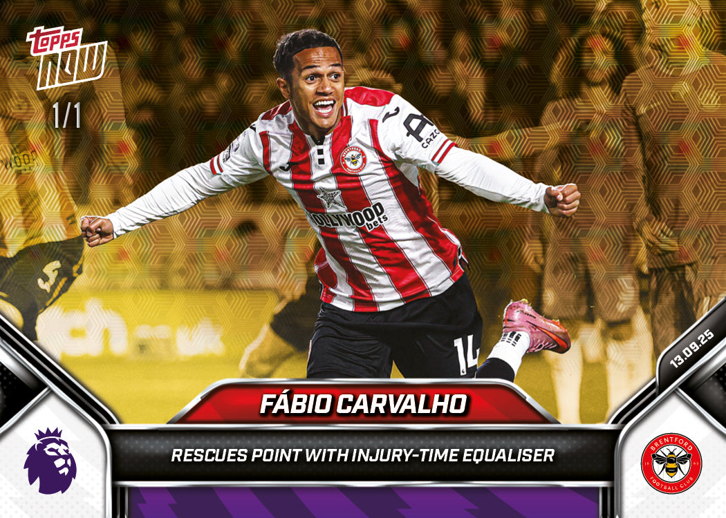 Fábio Carvalho - 2025-26 Premier League Topps NOW - Card 19 - PR: 212 - Image 2