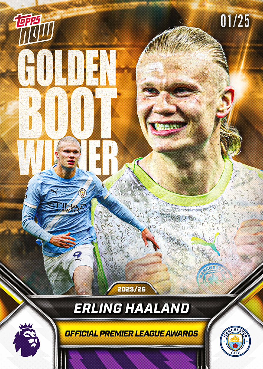 Erling Haaland - 2025-26 Premier League Topps NOW - Card 208 - PR: 3842 - Image 6