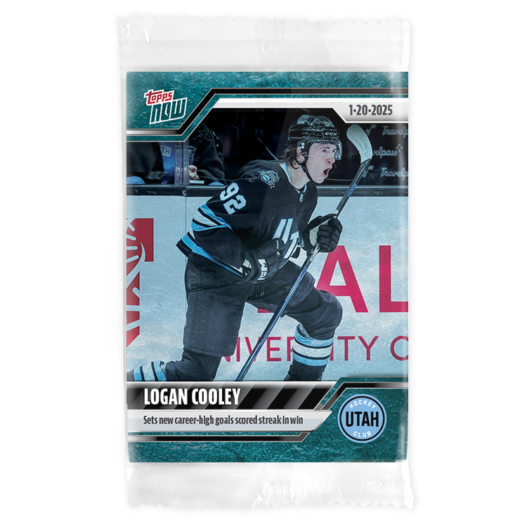Logan Cooley - 2024-25 NHL Topps NOW - Sticker 92 - PR: 135 - Image 3