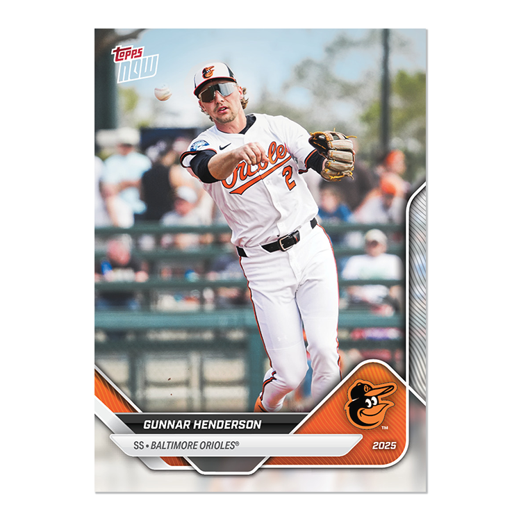Alternative view of 2025 Baltimore Orioles MLB Topps NOW Road To Opening Day 11-Card Team Set - PR: 1089