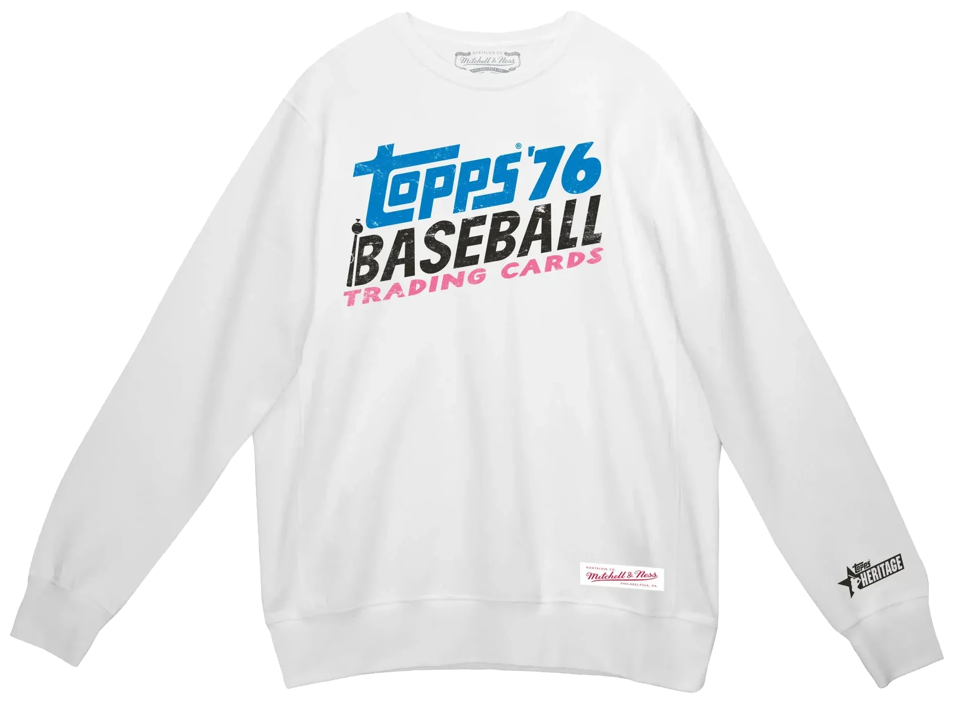 Topps Heritage White Baseball 76 Trading Cards Crewneck