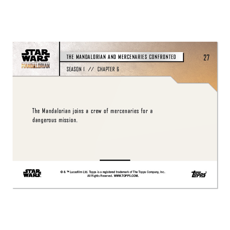 Star Wars: The Mandalorian TOPPS NOW 5-Card Pack - S1 : Chapter 6 - Print Run: 998 - Image 5