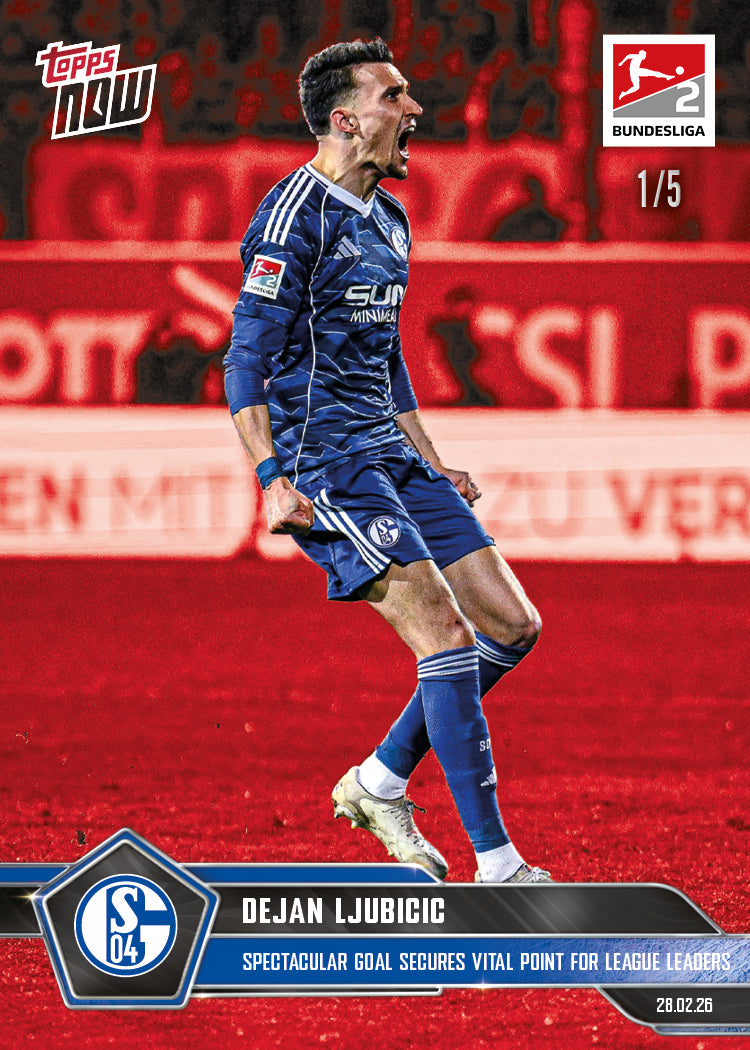 Dejan Ljubicic - 2025-26 Bundesliga Topps NOW - Card 135 - PR: 341 - Image 3