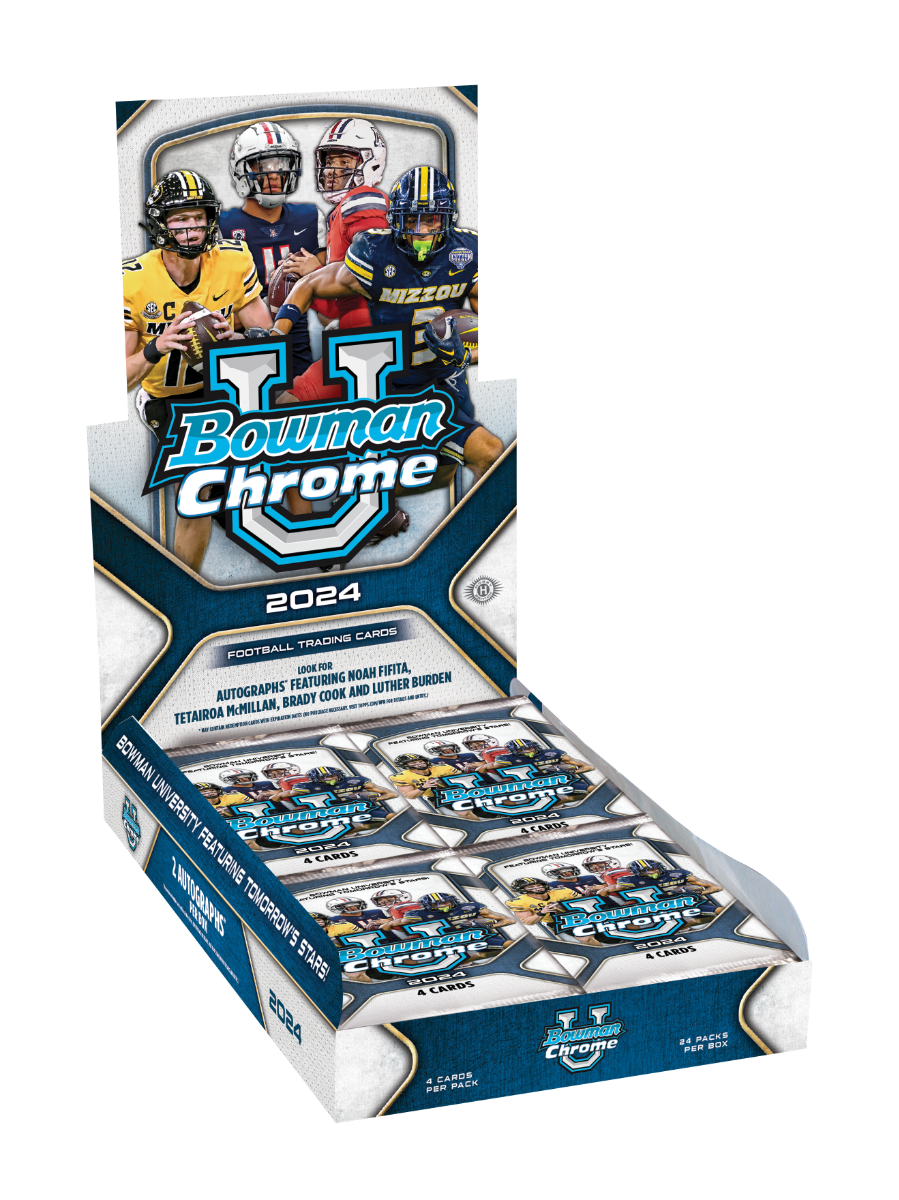2024 Bowman University Chrome Football - Hobby Box
