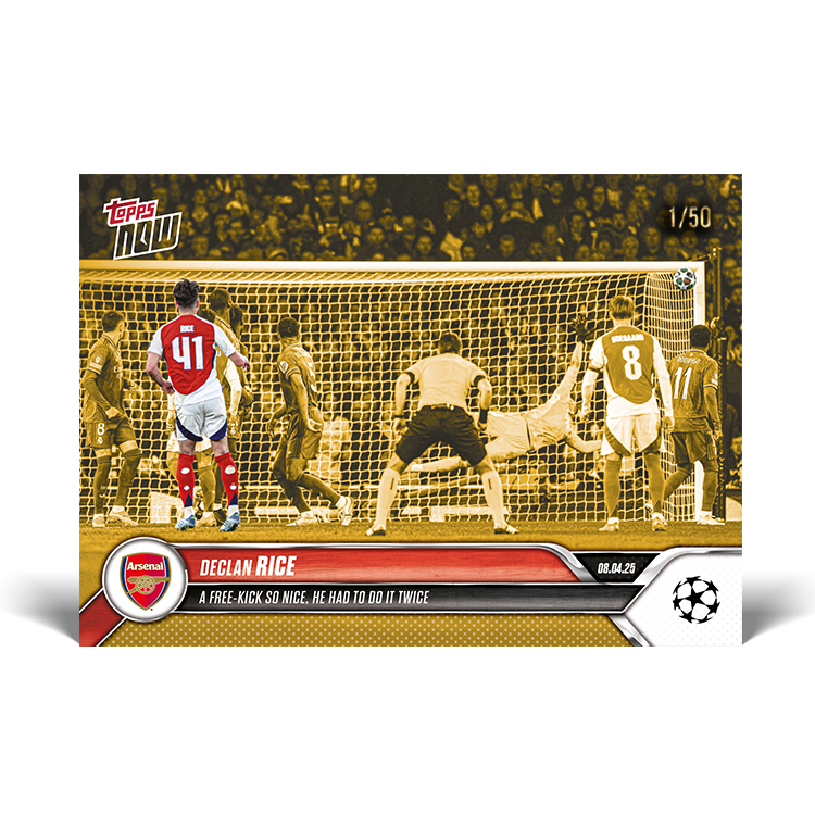 Declan Rice - 2024-25 UCL Topps NOW - Card 130 - PR: 1913 - Image 6