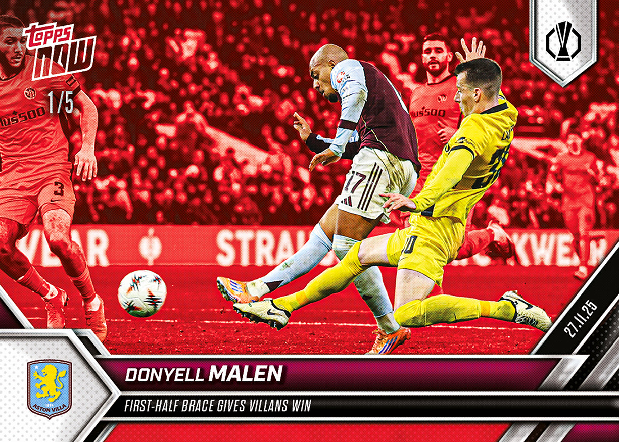 Donyell Malen - 2025-26 UEL Topps NOW - Card 10 - PR: 102 - Image 3