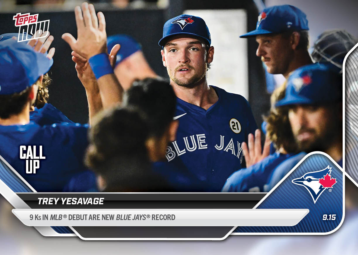 Trey Yesavage - 2025 MLB Topps NOW - Card 716 - LOOK FOR RELICS - PR: 3786 - Image 3