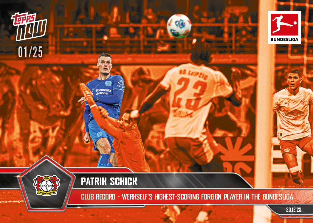 Patrik Schick - 2025-26 Bundesliga Topps NOW - Card 88 - PR: 252 - Image 5