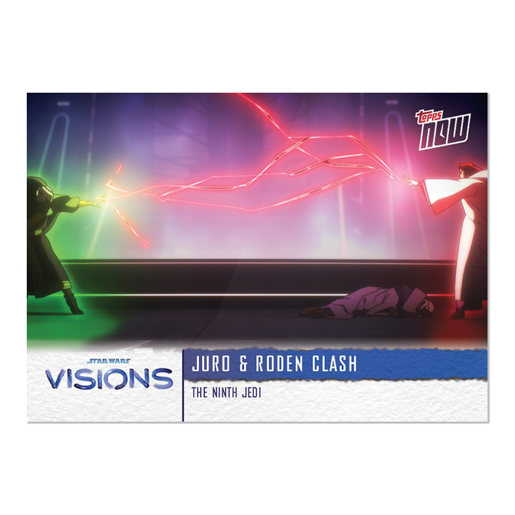 2021 Star Wars Visions TOPPS NOW - 5-Card Pack - The Ninth Jedi - PR: 474 - Image 6