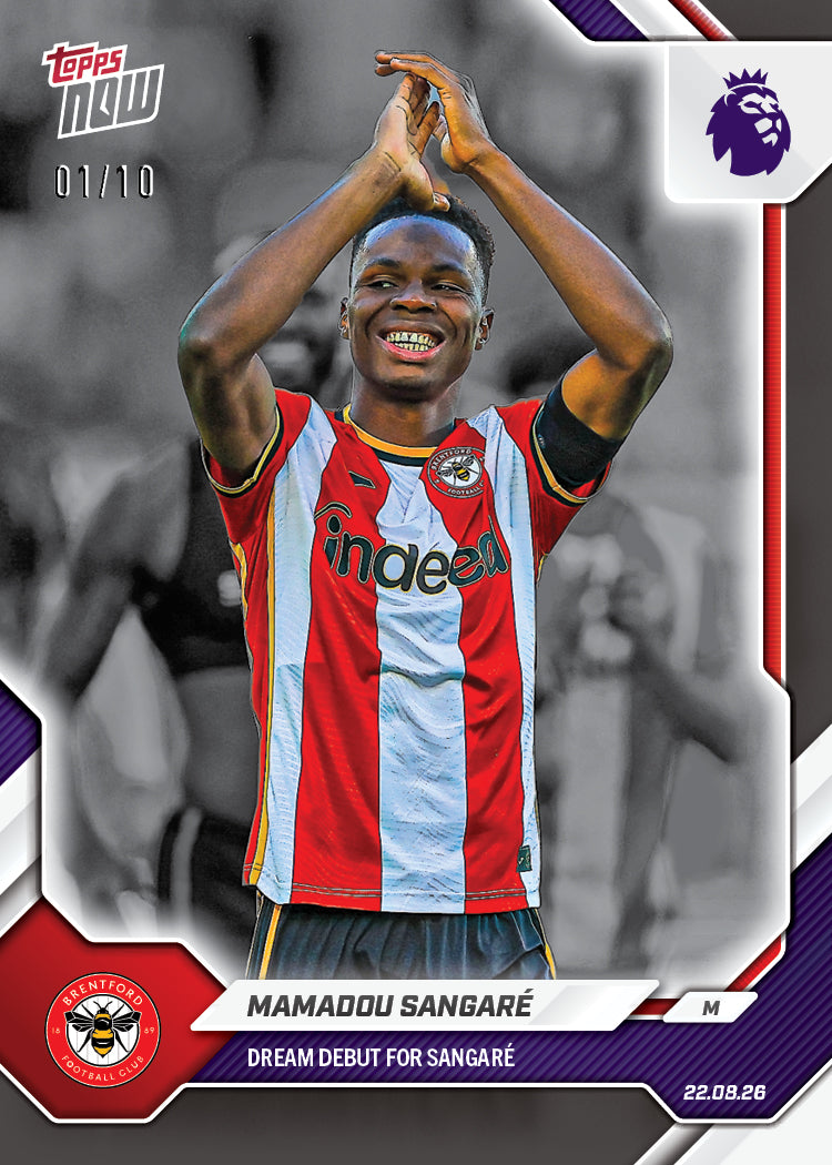 Mamadou Sangaré - 2026-27 Premier League Topps NOW - Card 2 - PR: 470 - Image 4