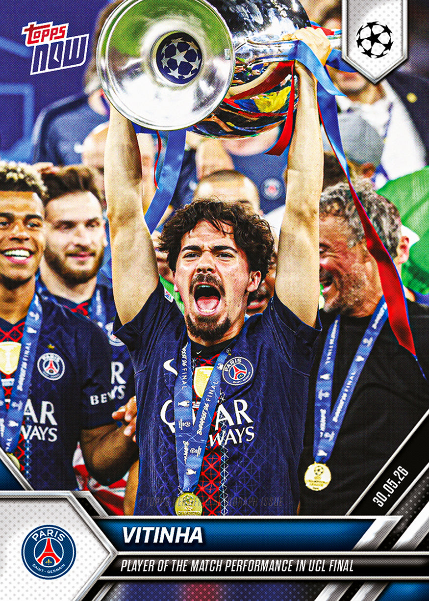 Vitinha - 2025-26 UCL Topps NOW - Card 142 - PR: 2235