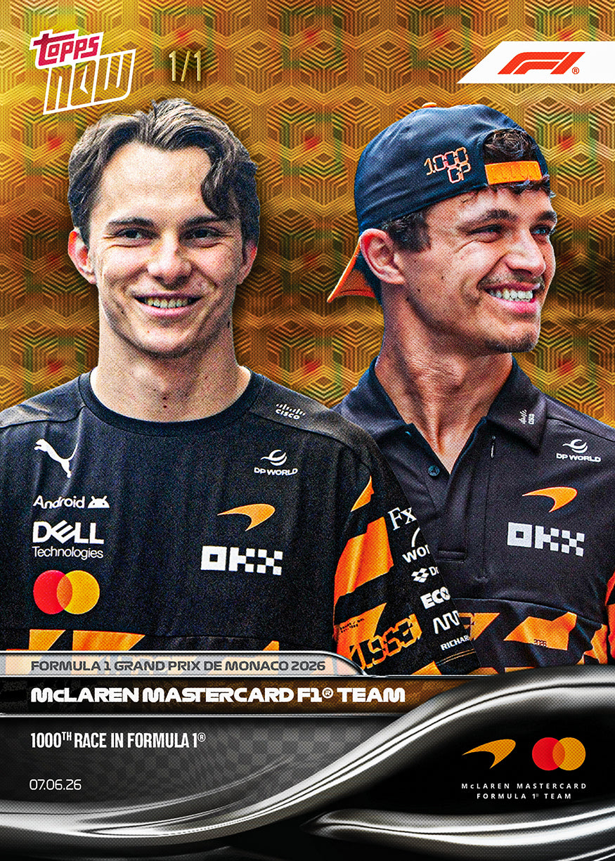 McLaren Mastercard F1 Team - 2026 Formula 1 Topps NOW - Card 37 - PR: 5080 - Image 3