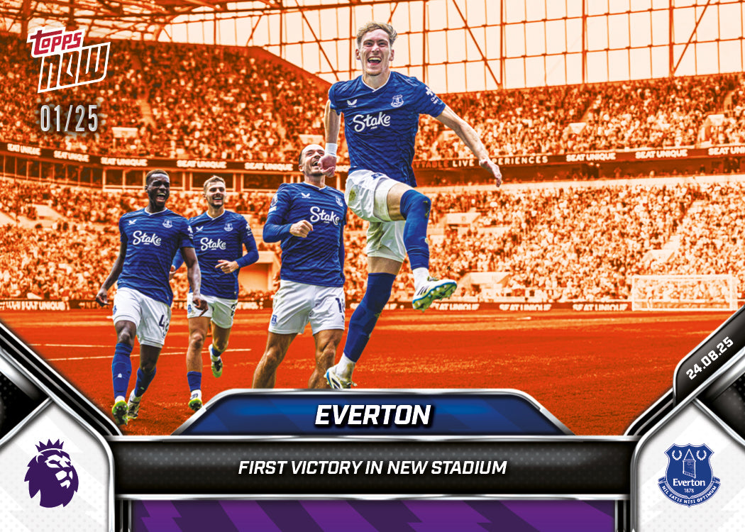 Everton FC - 2025-26 Premier League Topps NOW - Card 10 - PR: 505 - Image 5
