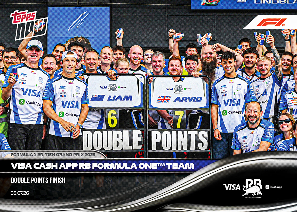 VISA Cash App RB Formula One™ Team - 2026 Formula 1 Topps NOW - Card 46 - PR: 1357