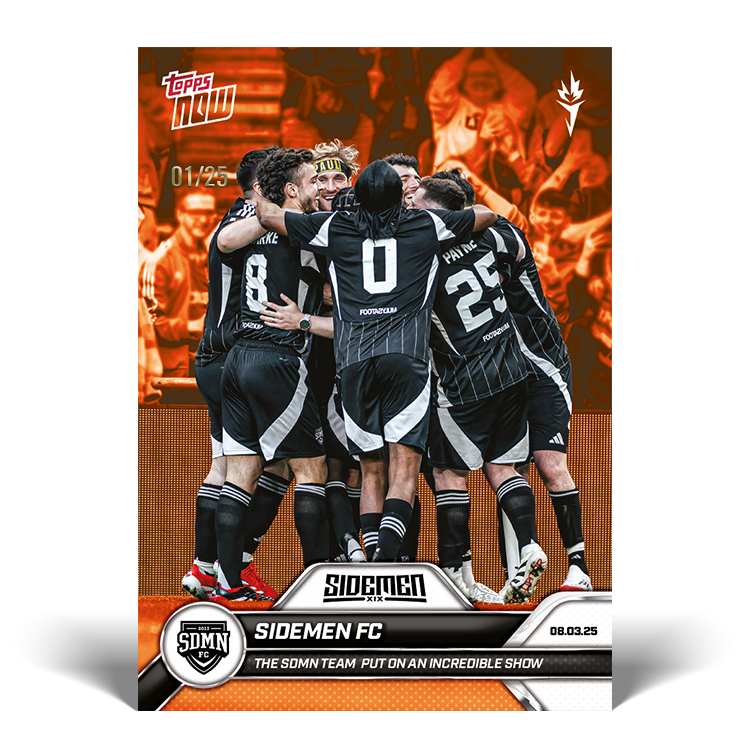 Sidemen FC - 2025 Sidemen Charity Match Topps NOW Card 18 - PR: 539 - Image 5