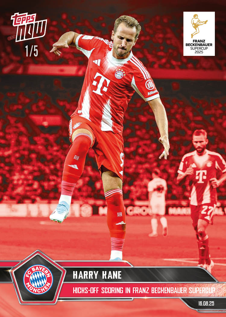 Harry Kane - 2025-26 Bundesliga Topps NOW Card 2 - PR: 538 - Image 3