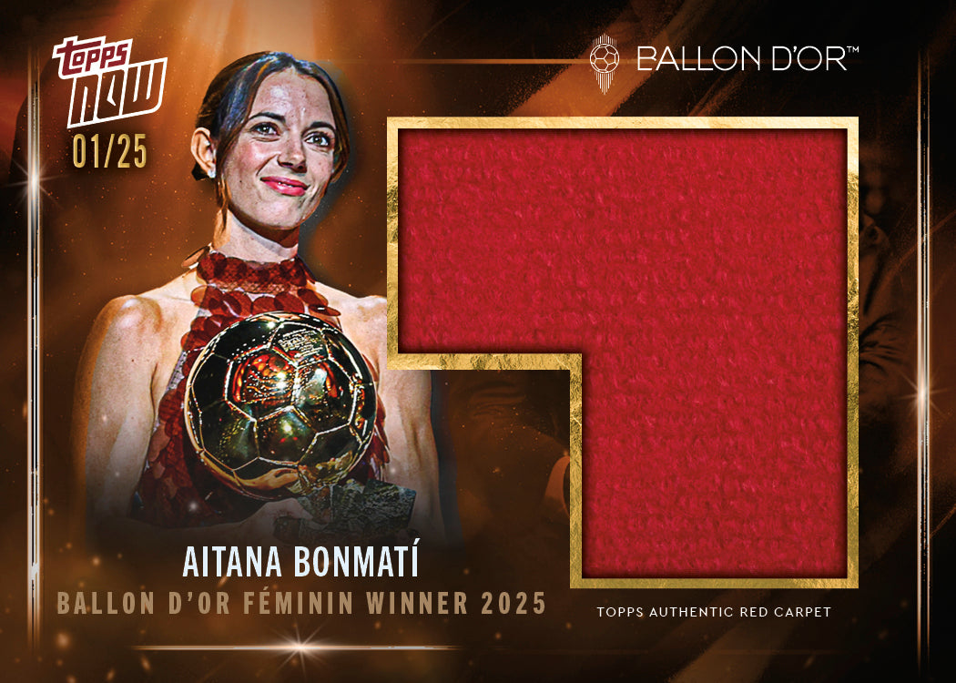 Aitana Bonmatí - 2025 Ballon d'Or Topps NOW - Card 2 - LOOK FOR RELICS & AUTO - PR: 2839 - Image 6
