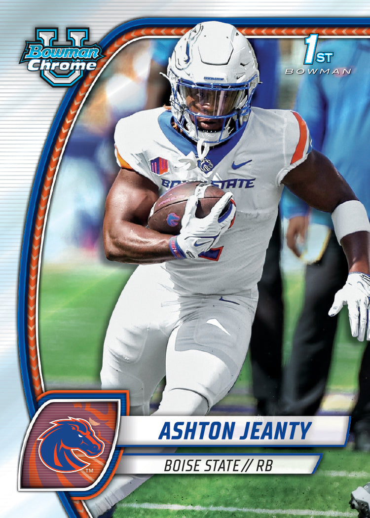 Alternative view of 2024 Bowman University Chrome Football - Hobby Box