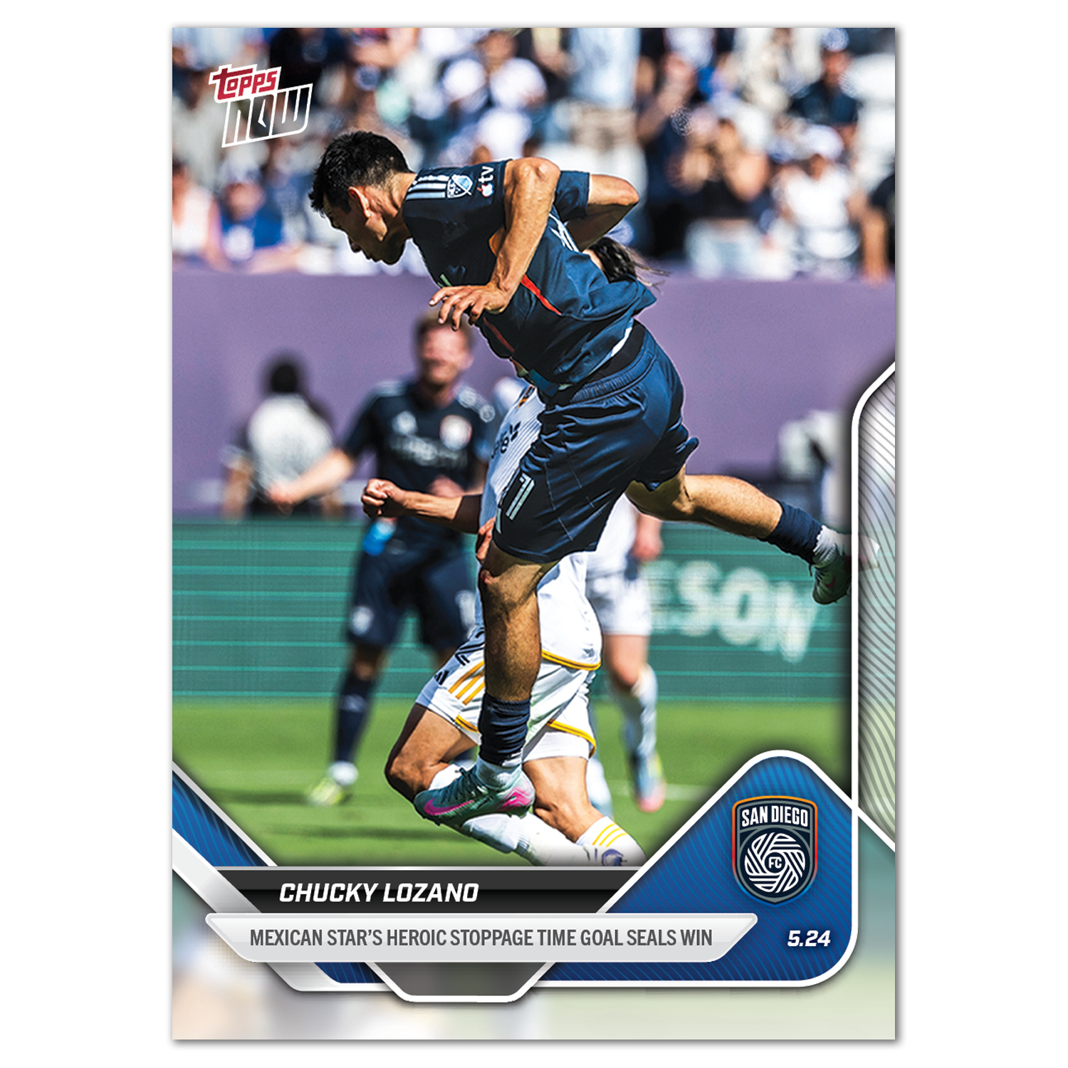 Chucky Lozano - 2025 MLS Topps NOW - Card 46 - PR: 417