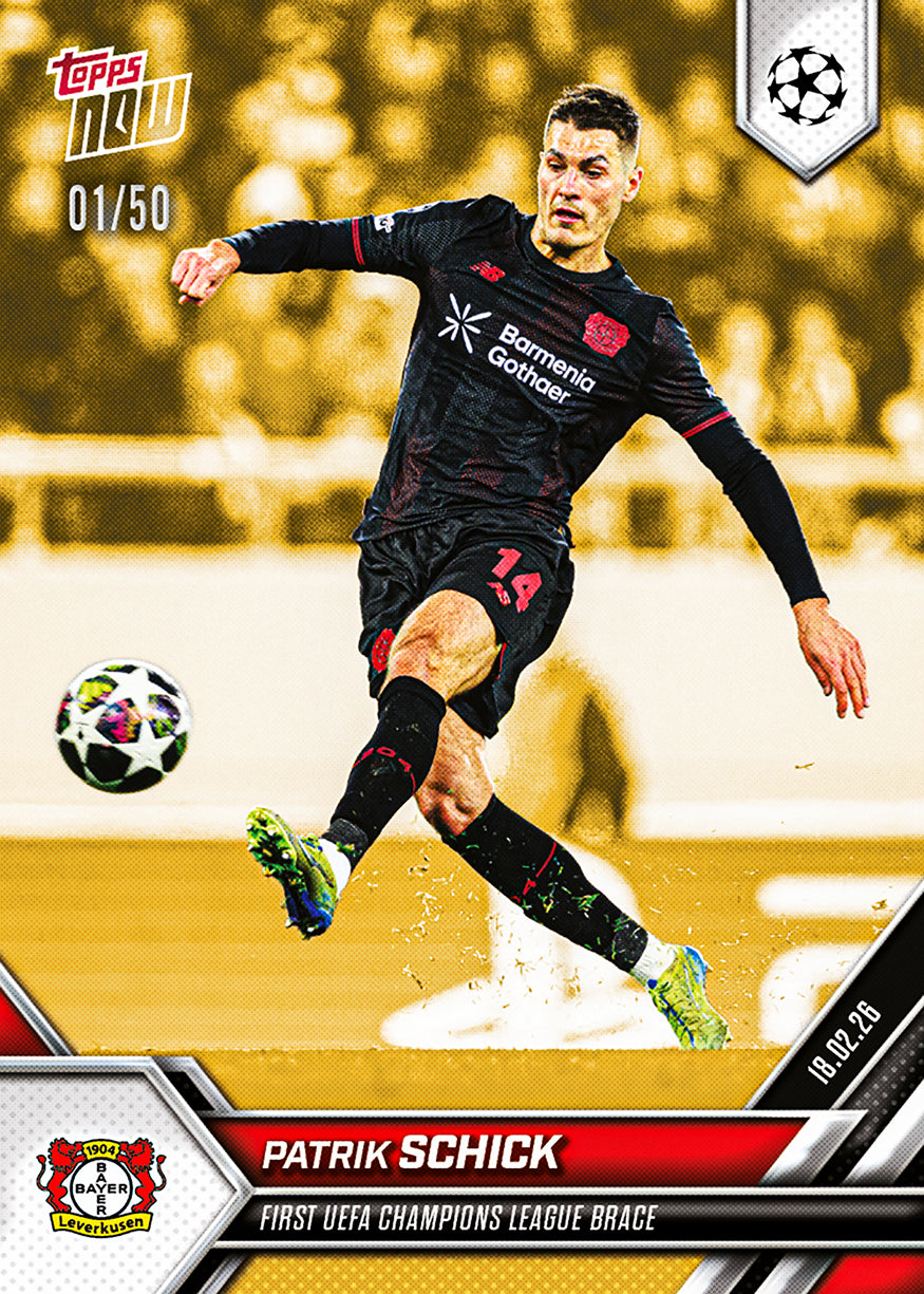 Patrik Schick - 2025-26 UCL Topps NOW - Card 93 - PR: 130 - Image 6