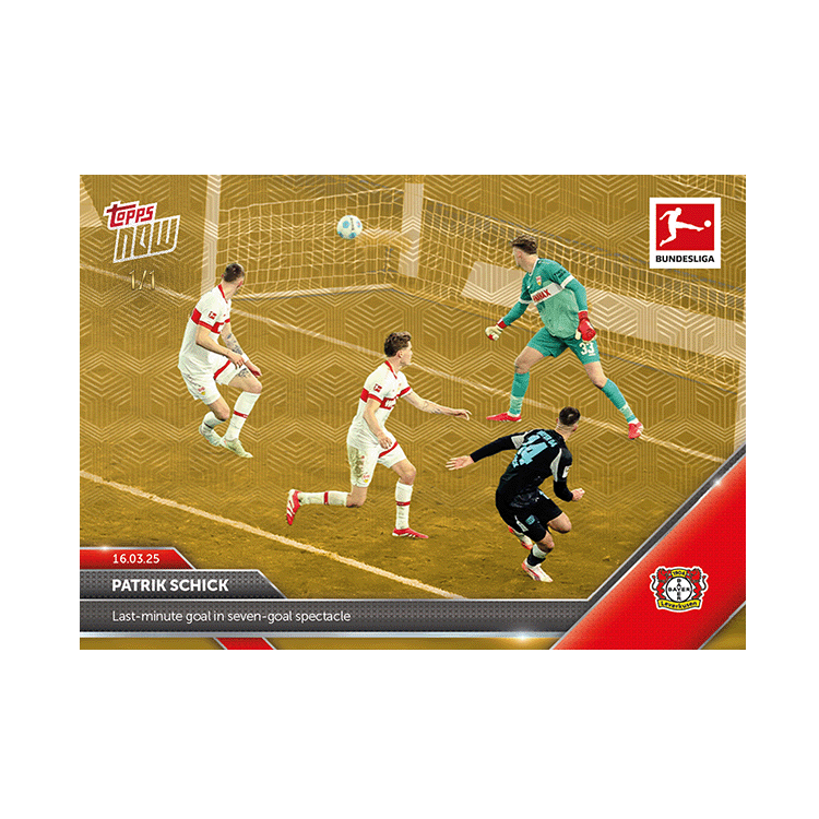 Patrik Schick - 2024-25 Bundesliga Topps NOW Card 147 - PR: 66 - Image 3