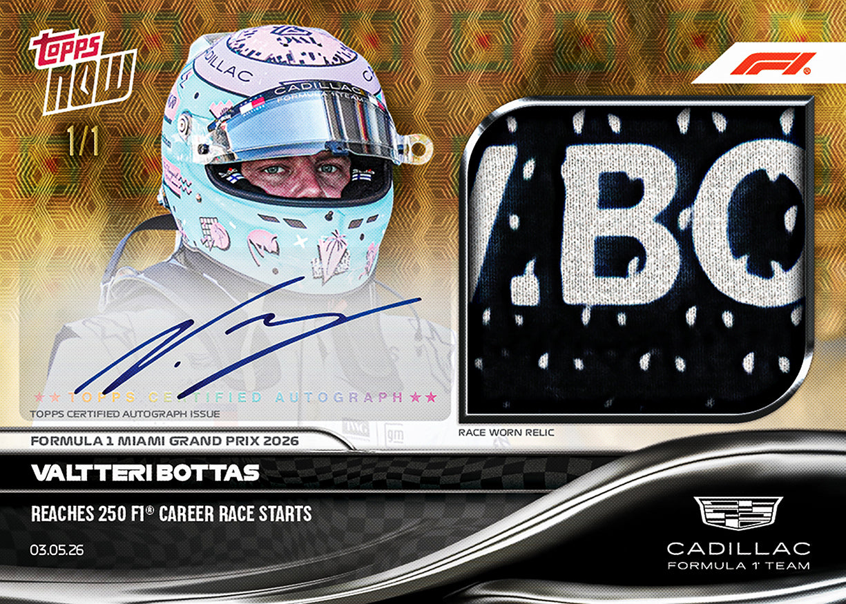 Valtteri Bottas - 2026 Formula 1 Topps NOW - Card 24 - PR: 3387 - Image 2