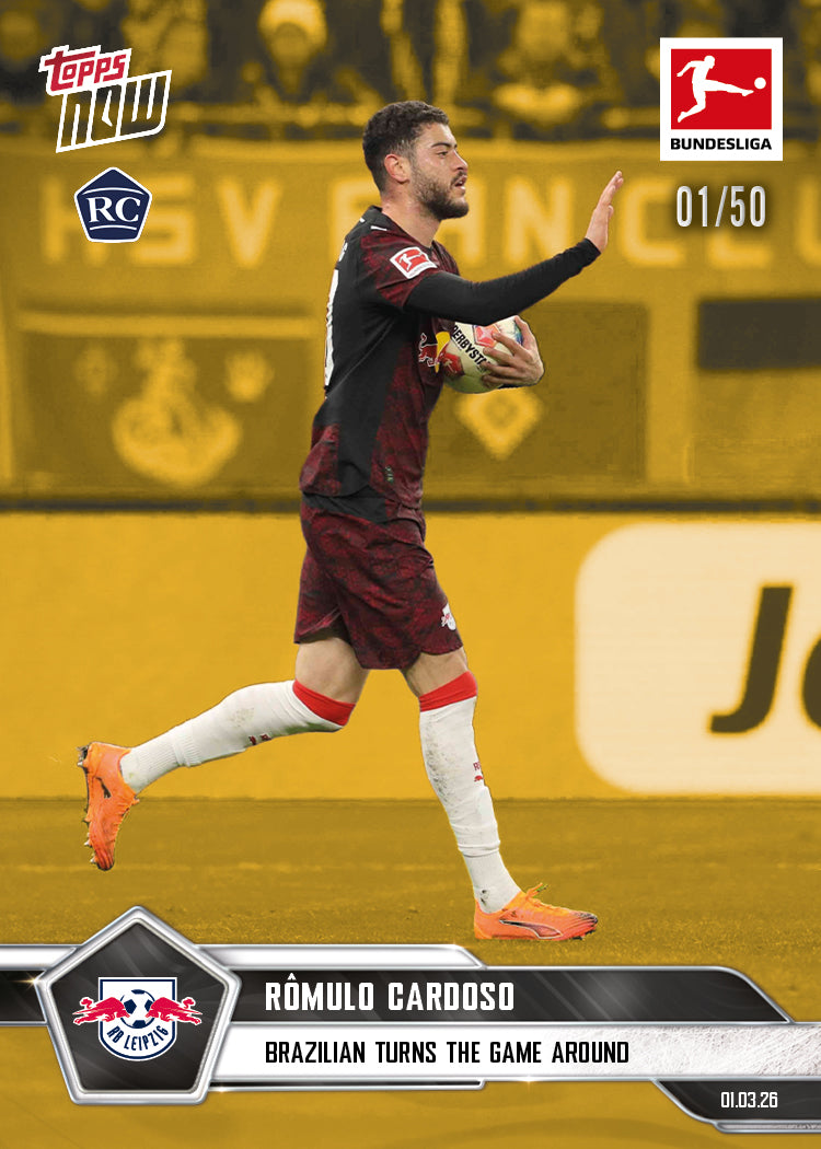 Rômulo Cardoso - 2025-26 Bundesliga Topps NOW - Card 138 - PR: 280 - Image 6