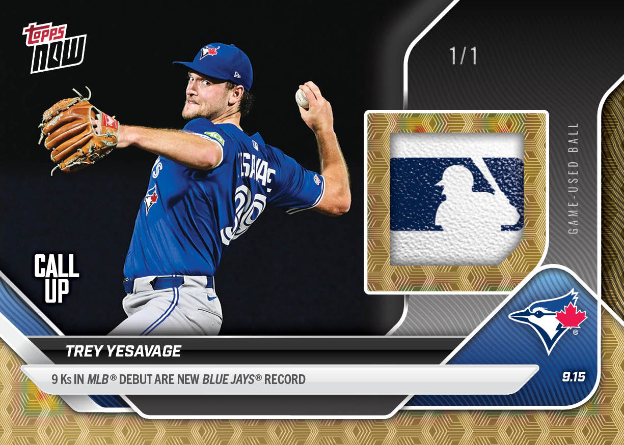 Trey Yesavage - 2025 MLB Topps NOW - Card 716 - LOOK FOR RELICS - PR: 3786 - Image 2