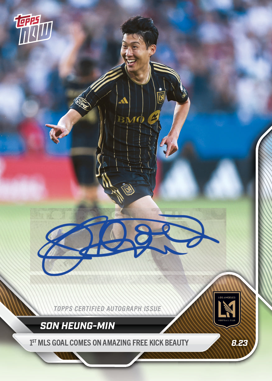 Son Heung-Min - 2025 MLS Topps NOW - Card 80 - LOOK FOR AUTOS - PR: 3531 - Image 2