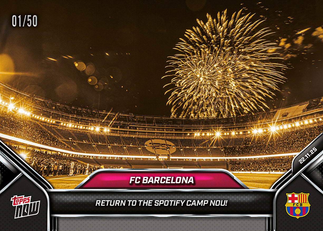 FC Barcelona - 2025 FC Barcelona Topps NOW - Card 4 - PR: 1425 - Image 6