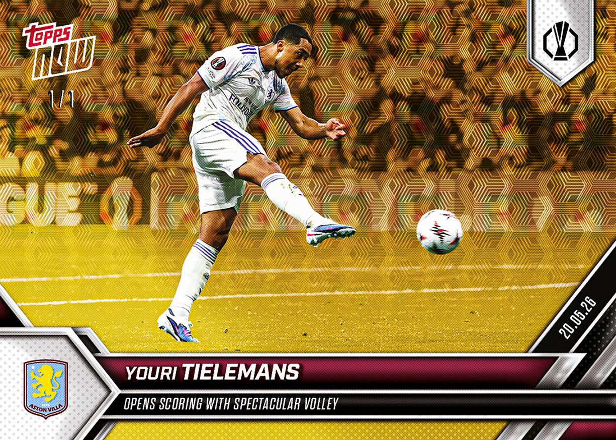 Youri Tielemans - 2025-26 UEL Topps NOW - Card 33 - PR: 549 - Image 4